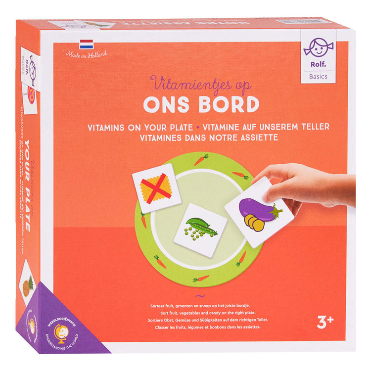 Rolf Rolf Basics Vitamines sur notre mémo de plaque et le jeu de tri