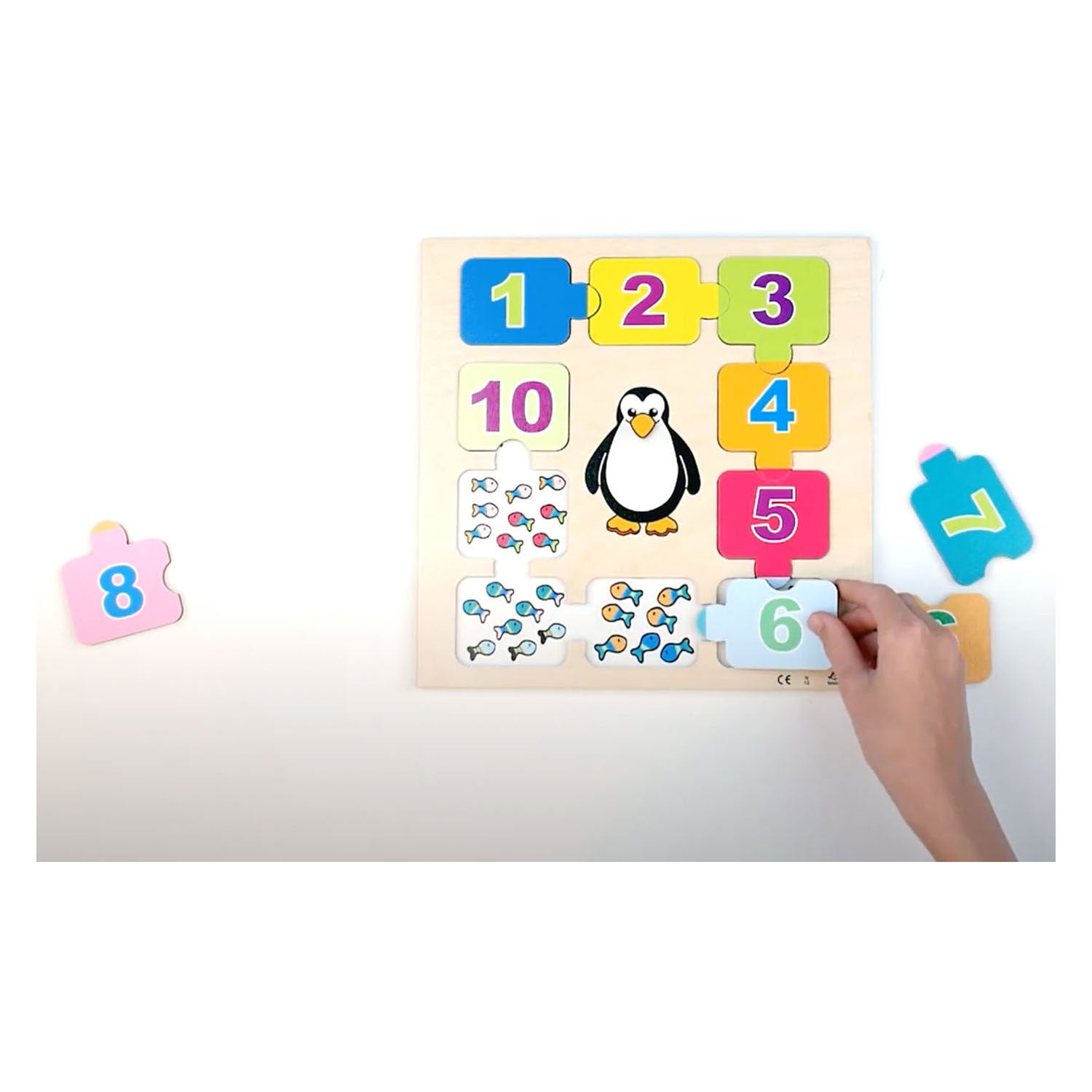 Rolf Rolf Relief Puzzle 10 petits poissons, 10e.