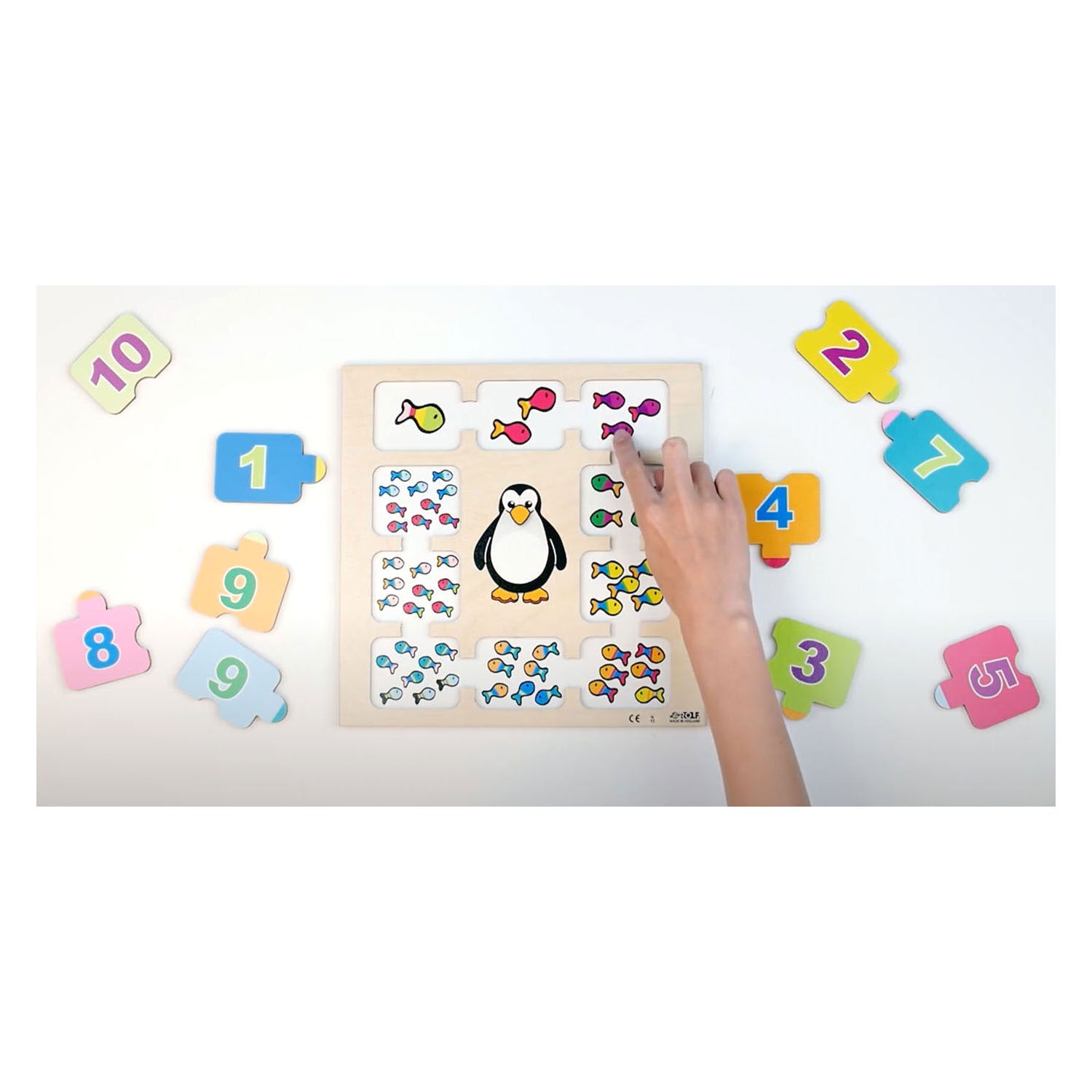 Rolf Rolf Relief Puzzle 10 petits poissons, 10e.