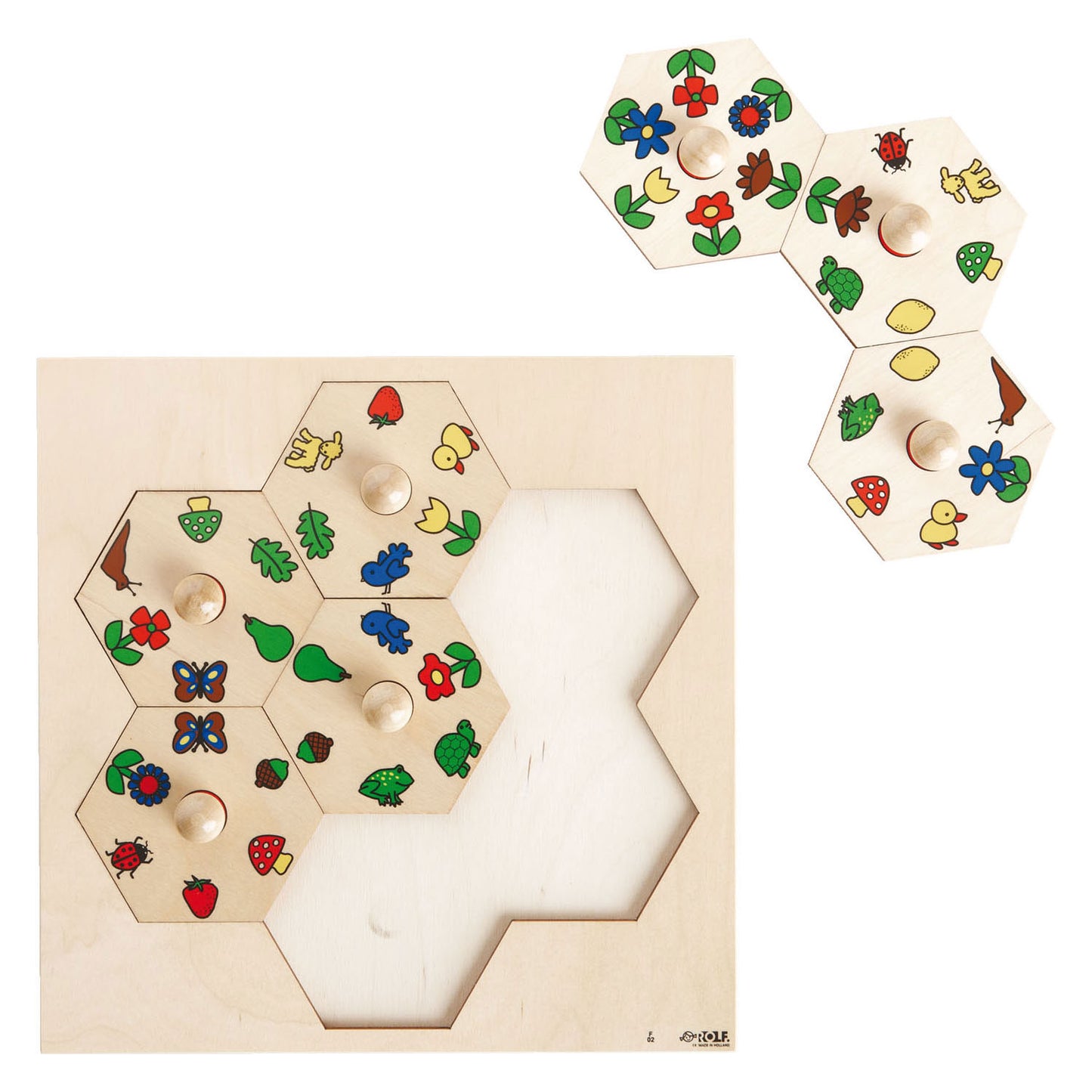 Rolf Rolf Carrousel Jigsaw Puzzle Nature, 7st.