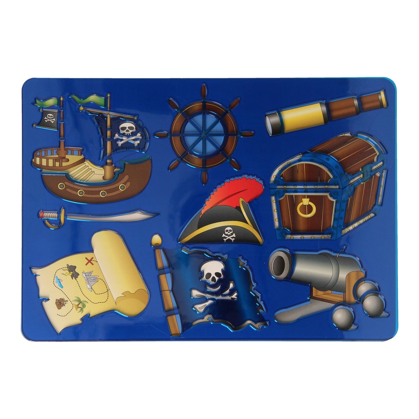Pirate de modèle de graphique, 27x19cm
