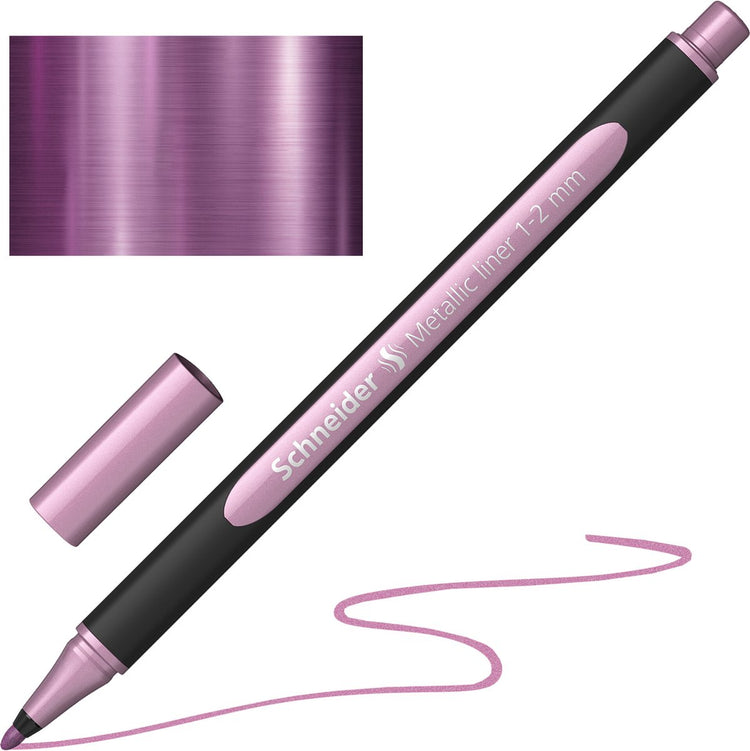 Instruments d'écriture Schneider liner métallique Schneider - paint-it 020 - 1-2 mm - rose métallisé - s-ml02001121