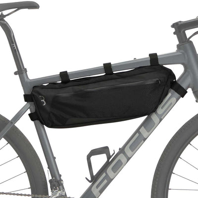 Bbb sac de cadre de vélo vélo de route vélo de gravier 5 litres - sac de vélo bikepacking résistant à l'eau - réglable - sacs de bikepacking - middle mate large bsb-142