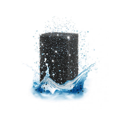Médium mousse Ciano - matériau filtrant - 4,5x3,5x7,5 cm 28 g noir