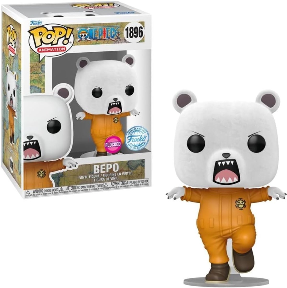 Funko one piece - animation pop n° 1896 - bepo