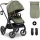 Hauck Comfort n Care - Poussette haut de gamme avec confort supplémentaire - Olive
