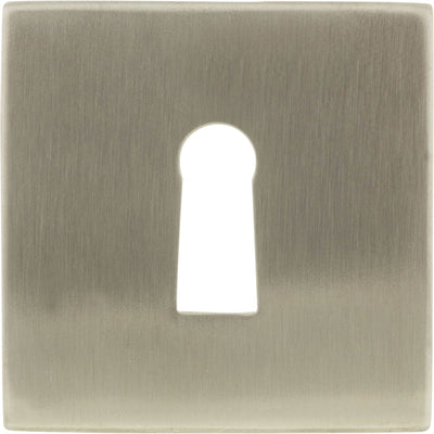 Rosace carrée Impresso - touche clavier - inox brossé