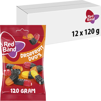 Duos de fruits de réglisse bande rouge (12x120gr)