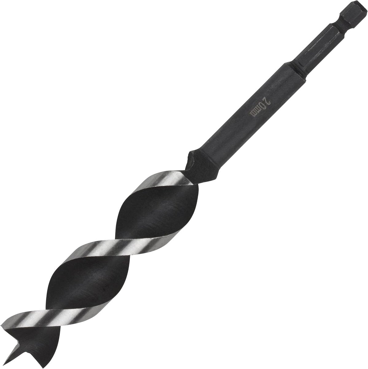 Wolfcraft - Foret serpent 18 mm pour poutres en bois - 165 mm - Foret à bois à tige hexagonale - hex - Foret pour bois - 7137000