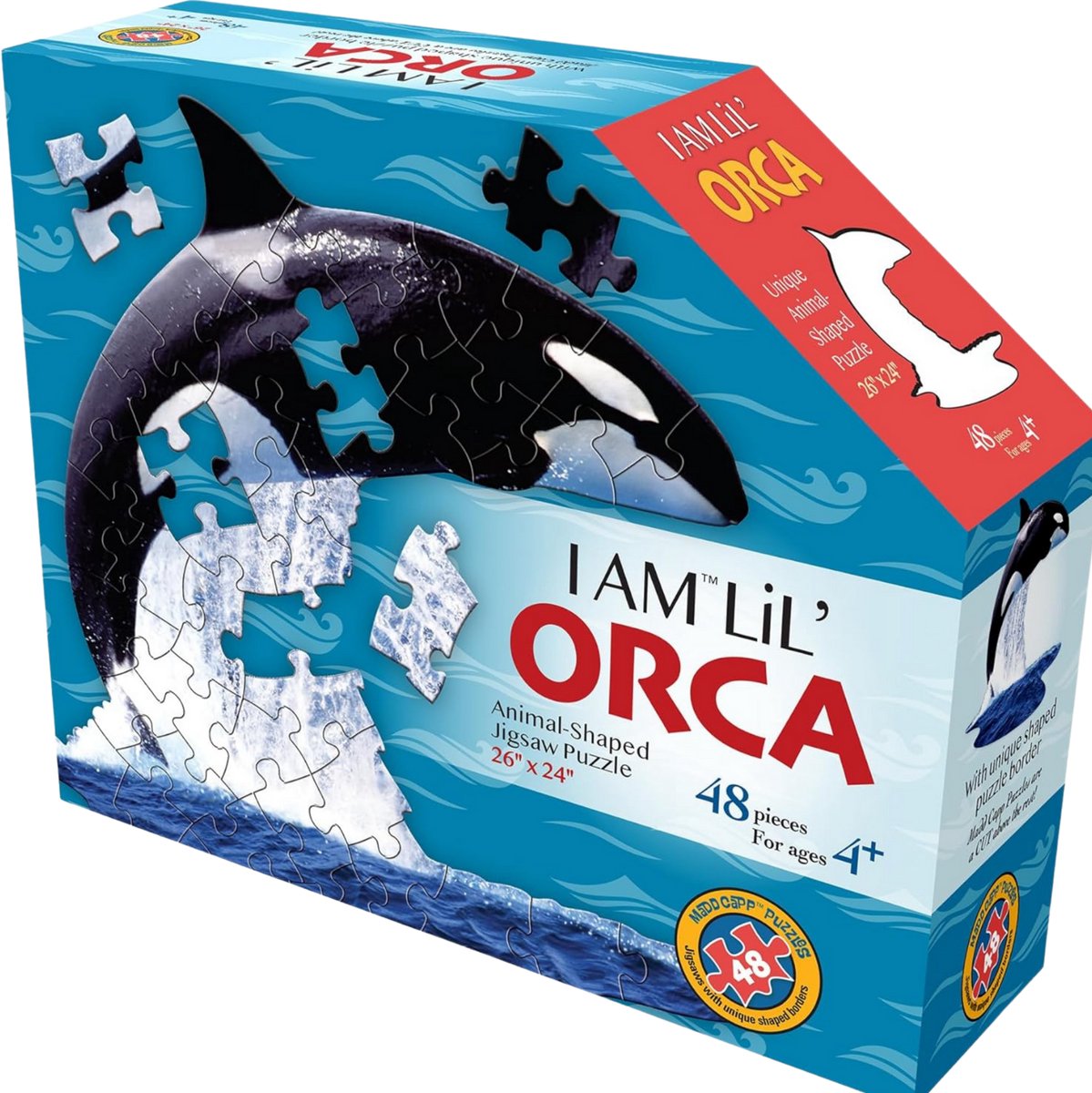 Puzzle Mad Capp Orque 48 pièces pour les enfants à partir de 4 ans.