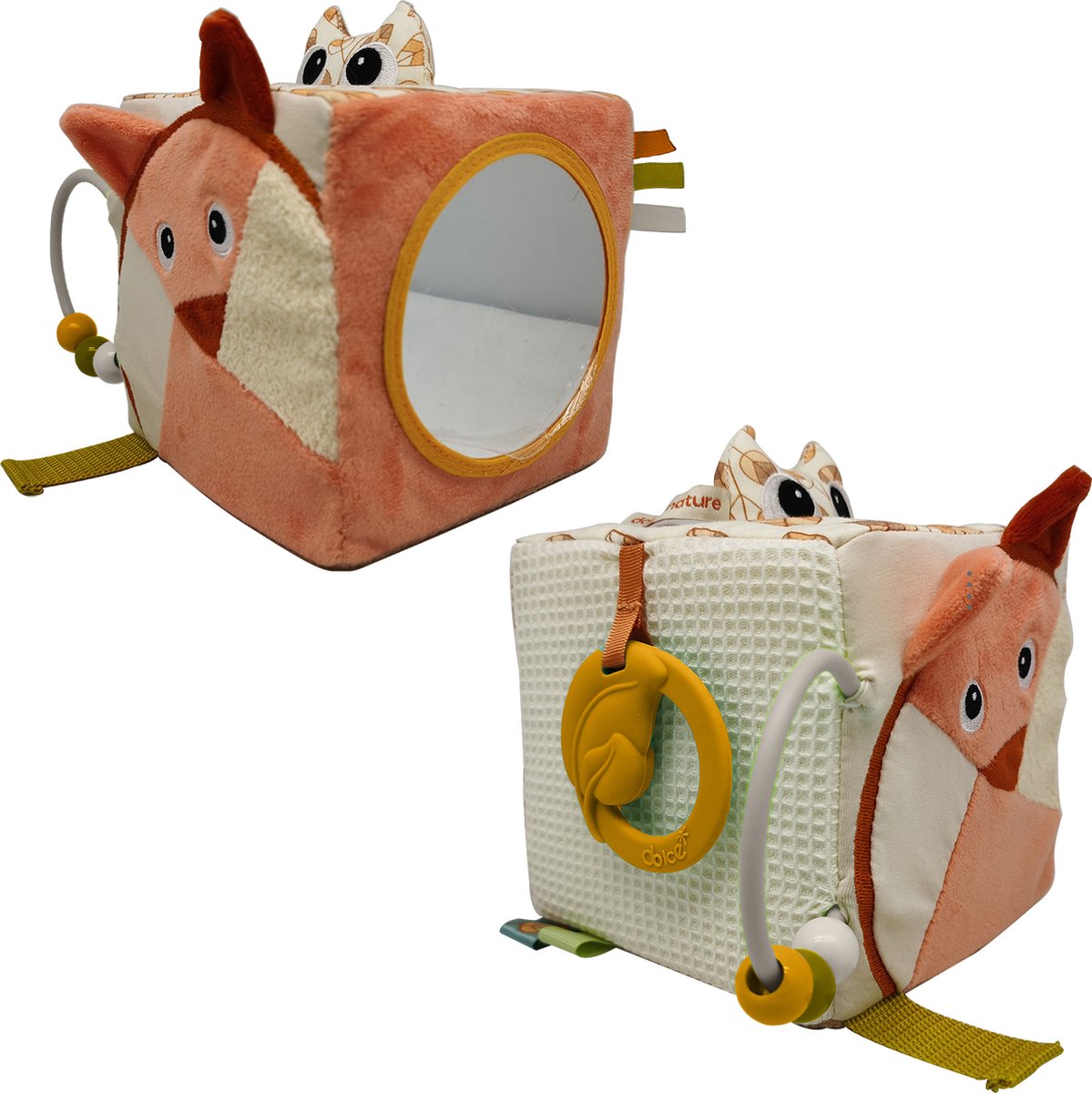 Cube d'activité terrestre jouet Dolce Toys - Fiona Fox Oliver Owl