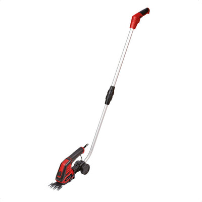Taille-haie à batterie Einhell GC-CG 3.6 70 Li - 3,6 V Li-ion - batterie 2,0 Ah - largeur de coupe de la cisaille à gazon : 7 cm - largeur de coupe du taille-haie : 11 cm - poignée de guidage télescopique - incl. chargeur