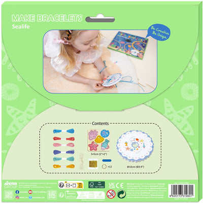 Fabrication de bracelets Avenir - vie marine - 4 bracelets - 3 ans