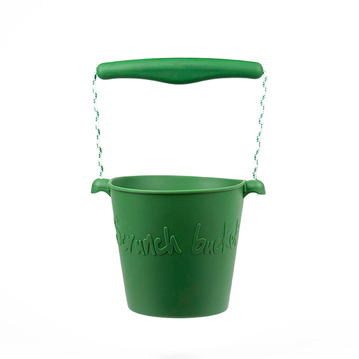 Seau à jouets Scrunch - vert - pliable - recyclable