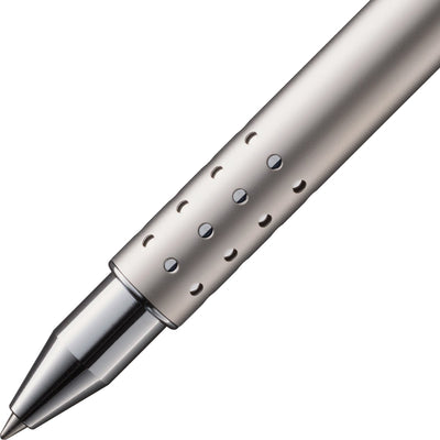 Lamy Swift Coffret cadeau stylo roller noir mat – Stylo roller avec sensation d'écriture liquide – Boîtier en métal massif de largeur de trait B – Stylo roller Mine M 66 inclus dans un étui en cuir véritable bleu