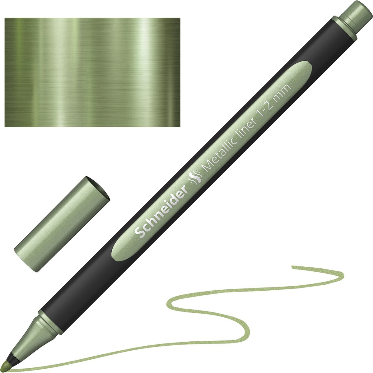 Schneider instruments d'écriture schneider doublure métallique - paint-it 020 - 1-2 mm - vert vintage métallisé - s-ml02001035