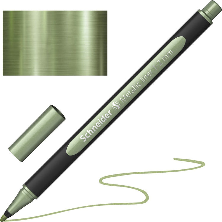 Schneider instruments d'écriture schneider doublure métallique - paint-it 020 - 1-2 mm - vert vintage métallisé - s-ml02001035