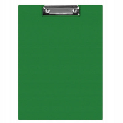 Porte-bloc Q-connect a4 vert avec pince - PVC
