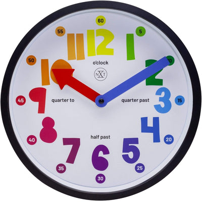 Nexttime nxt sophia – horloge murale silencieuse – 26 cm – plastique – blanc