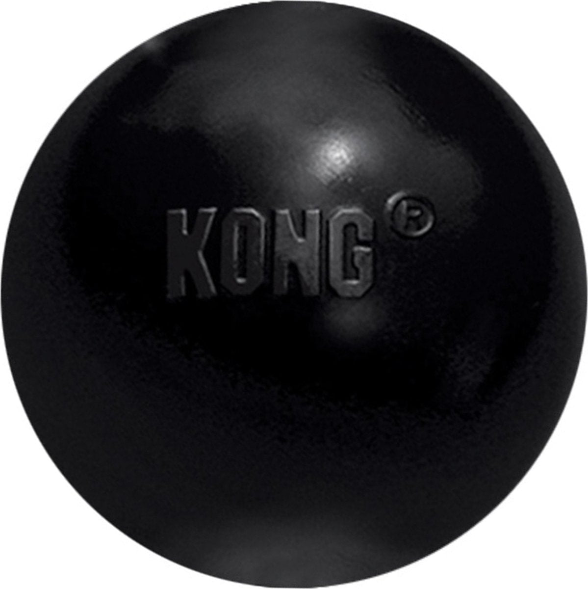 Kong Extreme Rubber Ball Black