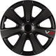 HubCaps VR Carbon 14 pouces ABS Black Set de 4