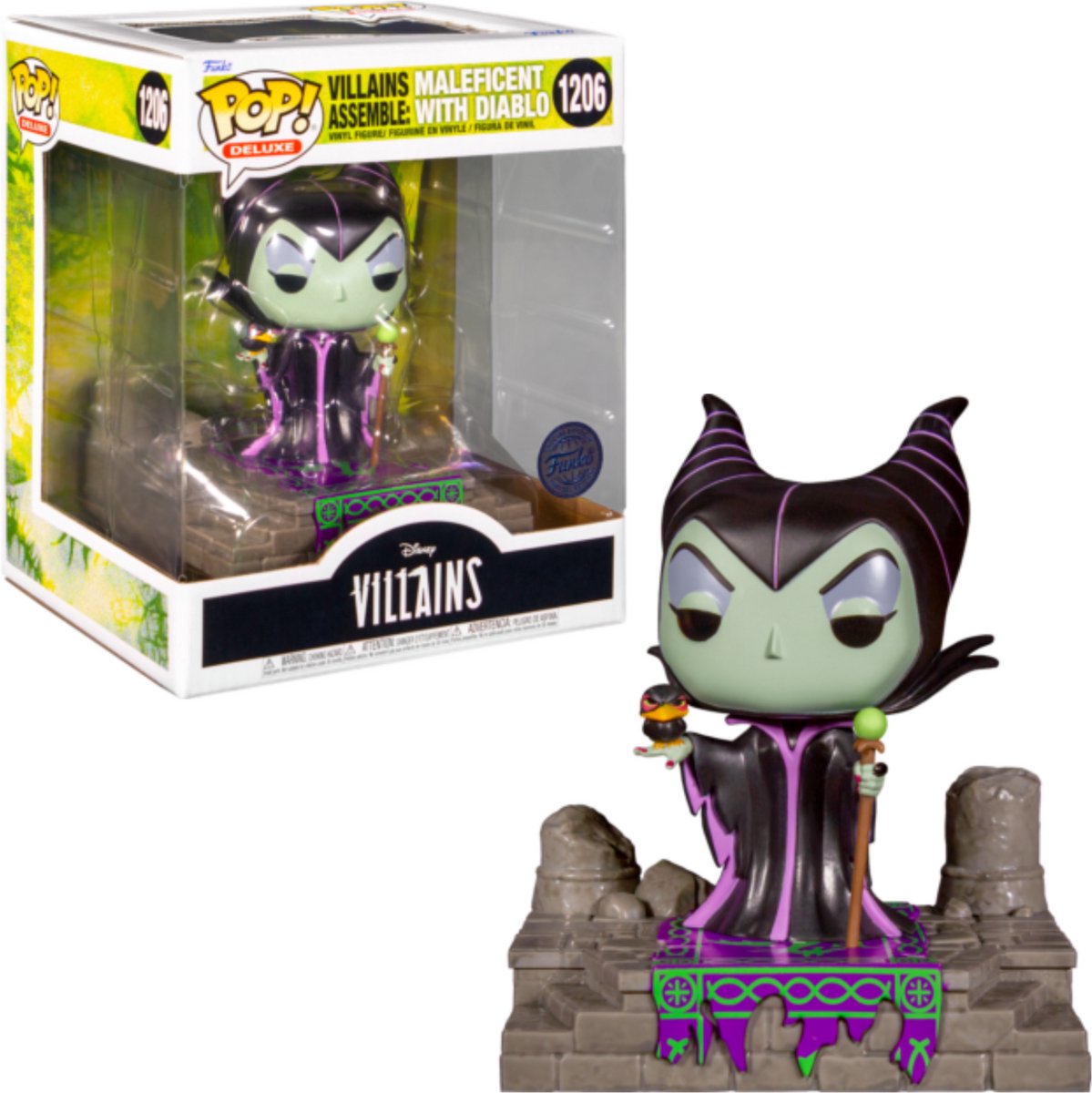 Funko-pop ! Deluxe : Disney Villains - Assemblez Maléfique avec Diablo (édition spéciale) #1206