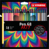 Stabilo Pen 68 Arty Felt -Tip Pens 24 pièces