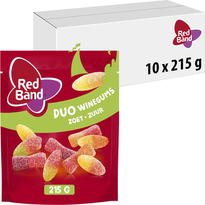 Red Band duo gommes au vin aigre-douce sachet (10x 215g)