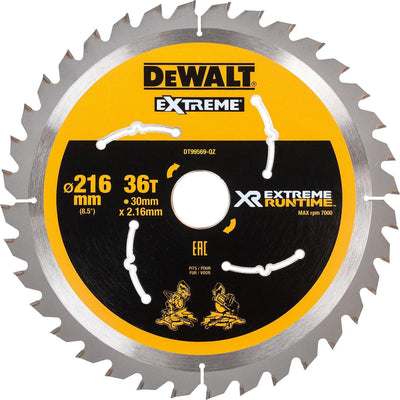 Dewalt dt99569 xr lame de scie circulaire 216 x 30 x 36t - bois