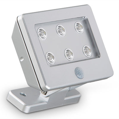 Briloner - kollig - applique d'extérieur LED avec détecteur de mouvement, lero outdoor, leds 2,88w, argent