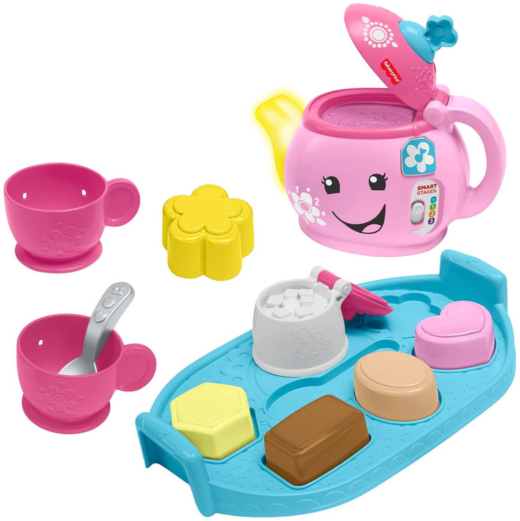 Fisher-price apprentissage amusant des bonnes manières service à thé - ensemble de jouets
