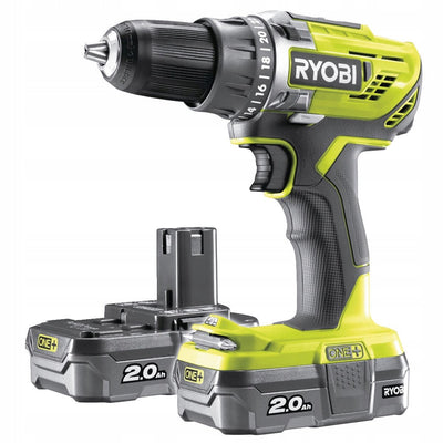 Ryobi r18dd3-220s - perceuse sans fil - 18v - 2x2,0ah - lampe de travail LED