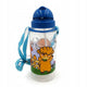 Ecozen Children's Water Bottle 450ml Flip Straw Adoramals Highland Koe