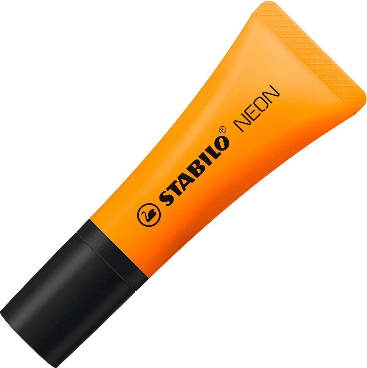 Stabilo néon - surligneur - forme de tube unique - orange - par pièce