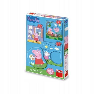 Ensemble de puzzle bébé Peppa Pig 3-5 pièces - 2 ans et plus