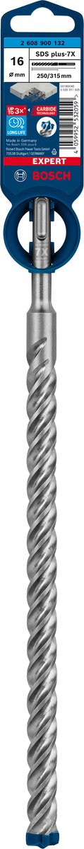 Bosch expert sds plus-7x marteau perforateur 16 x 250 x 315 mm