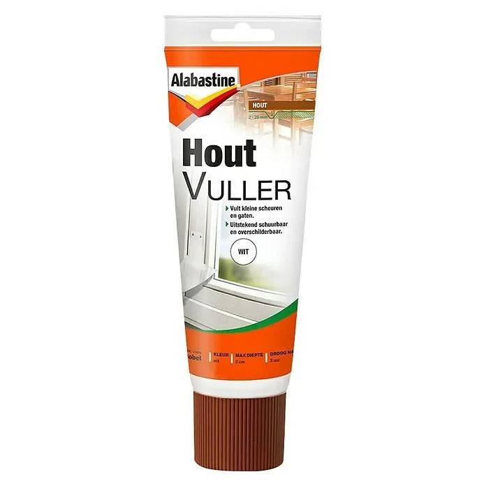 Mastic à bois alabastine blanc 330gr - 5096029