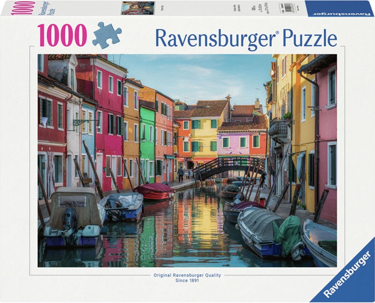Ravensburger Puzzle Puzzle Burano Italie, 1000st.
