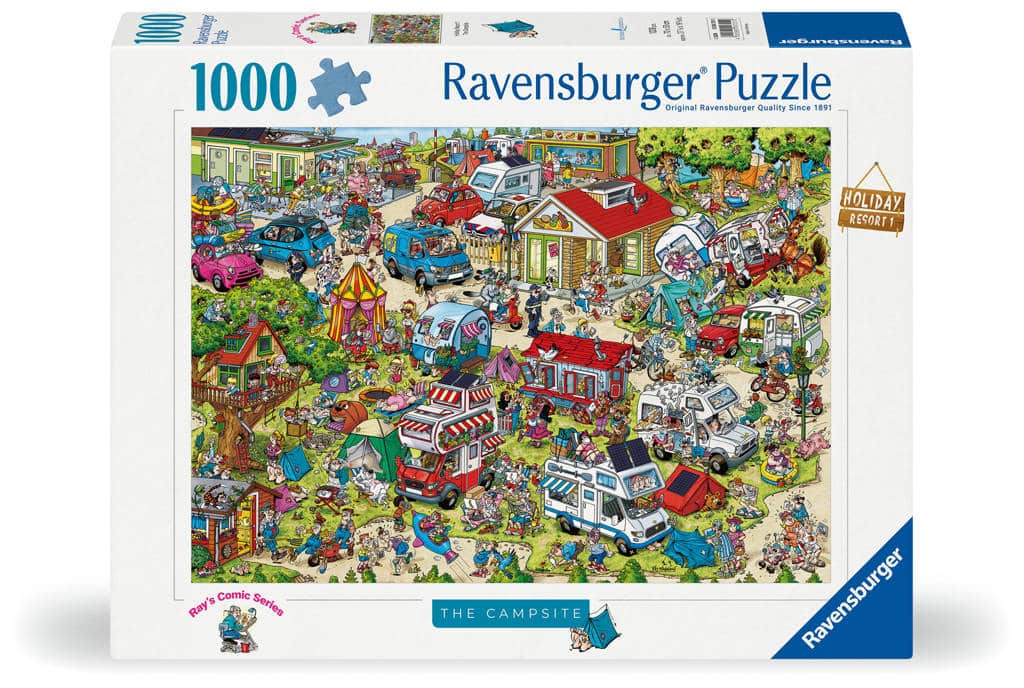 Ravensburger Jigsaw Puzzle Holiday Resort 1: Le camping, 1000st.