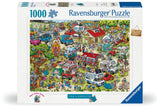 Ravensburger Jigsaw Puzzle Holiday Resort 1: Le camping, 1000st. - afbeelding 1