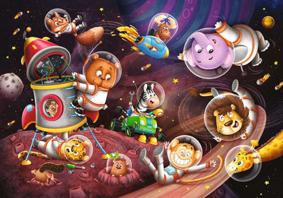 Ravensburger Puzzle Puzzle Animaux dans la pièce, 12e.