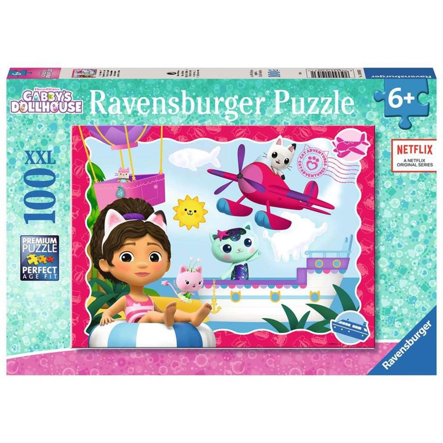 Ravensburger Puzzle de Jigsaw XXL Gabby's Dollhouse, 100e.