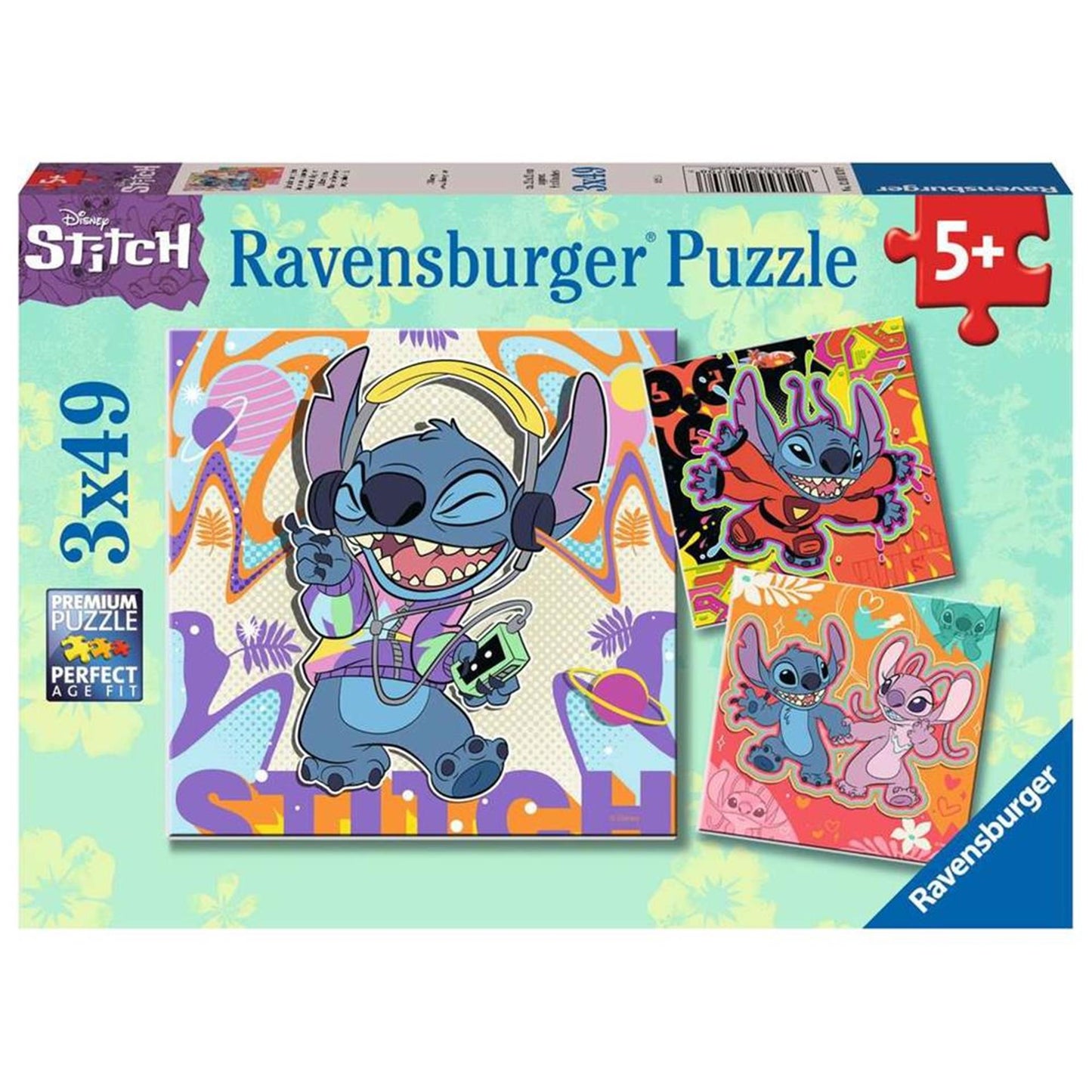 Ravensburger Jigsaw Puzzle Stitch, 3x49st.