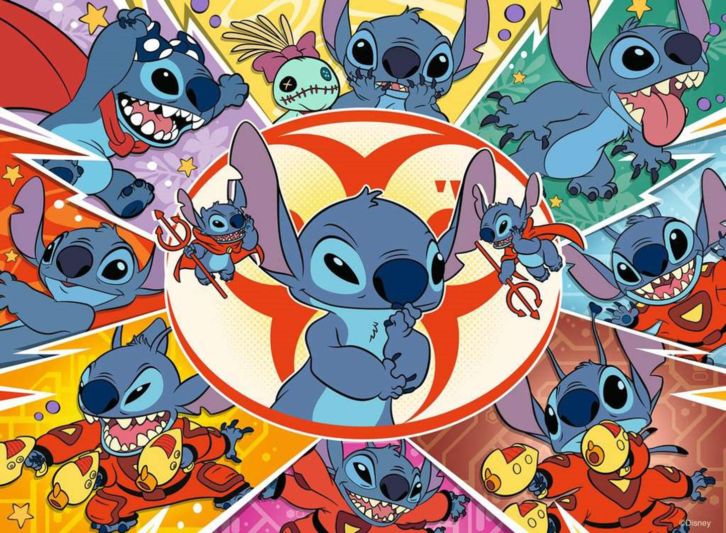 Ravensburger Puzzle Puzzle XXL Stitch, 100e.
