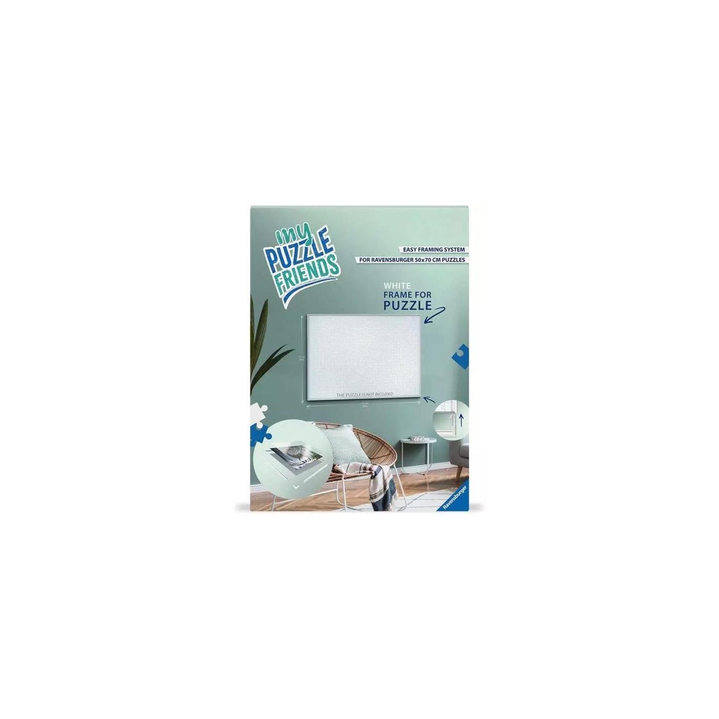 Ravensburger liste de puzzles 1000 pièces puzzle blanc