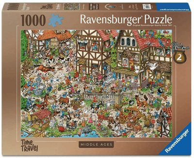 Ravensburger Puzzle Travel Moyen Âge 1000 pièces