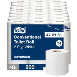 Papier toilette Tork T4 blanc 2 épaisseurs paquet de 48 x 200 feuilles