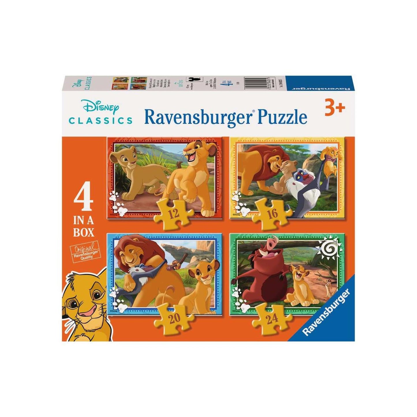 Ravensburger puzzle Le Roi Lion Disney - 4 puzzles