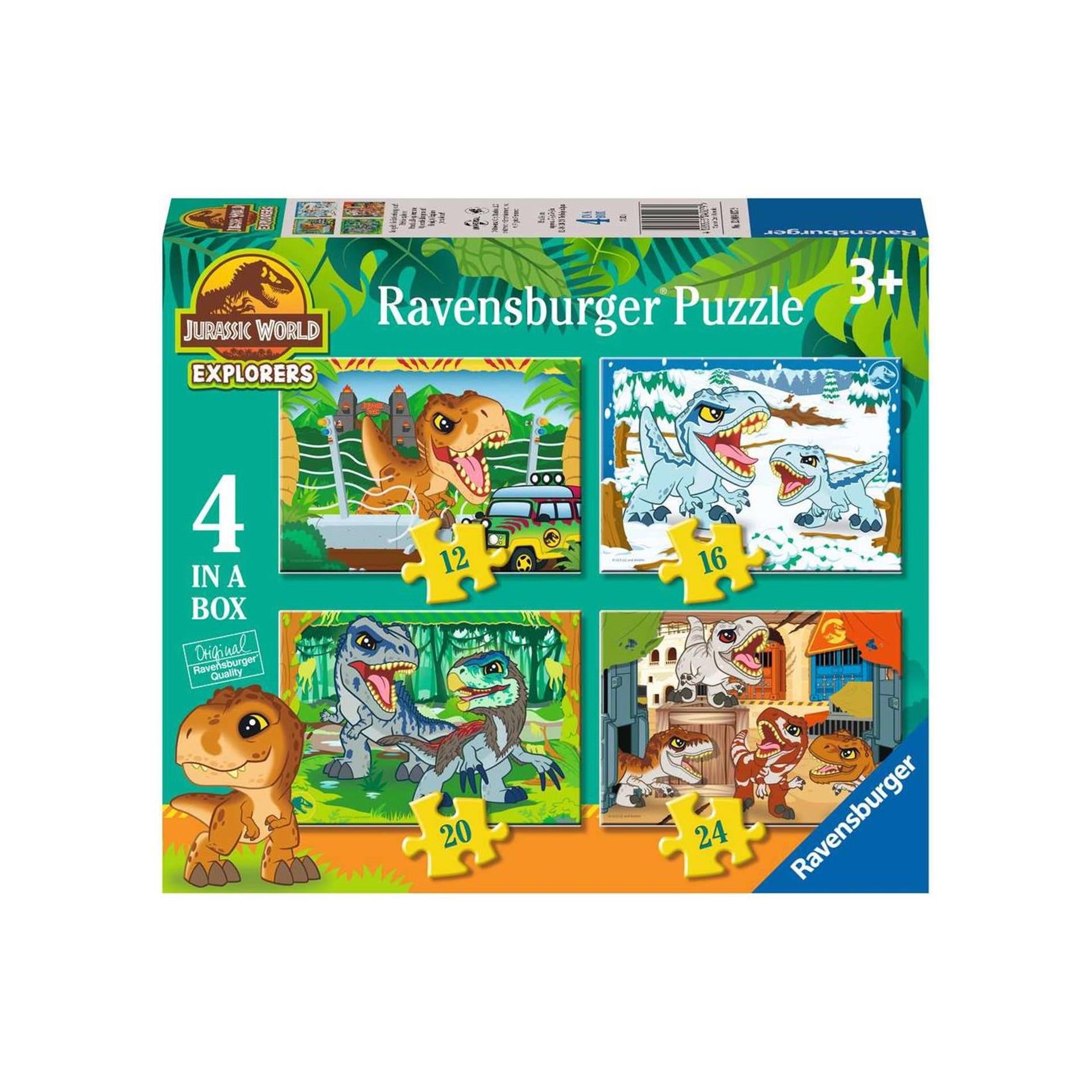Ravensburger puzzle Jurassic World Explorers - 4 puzzles