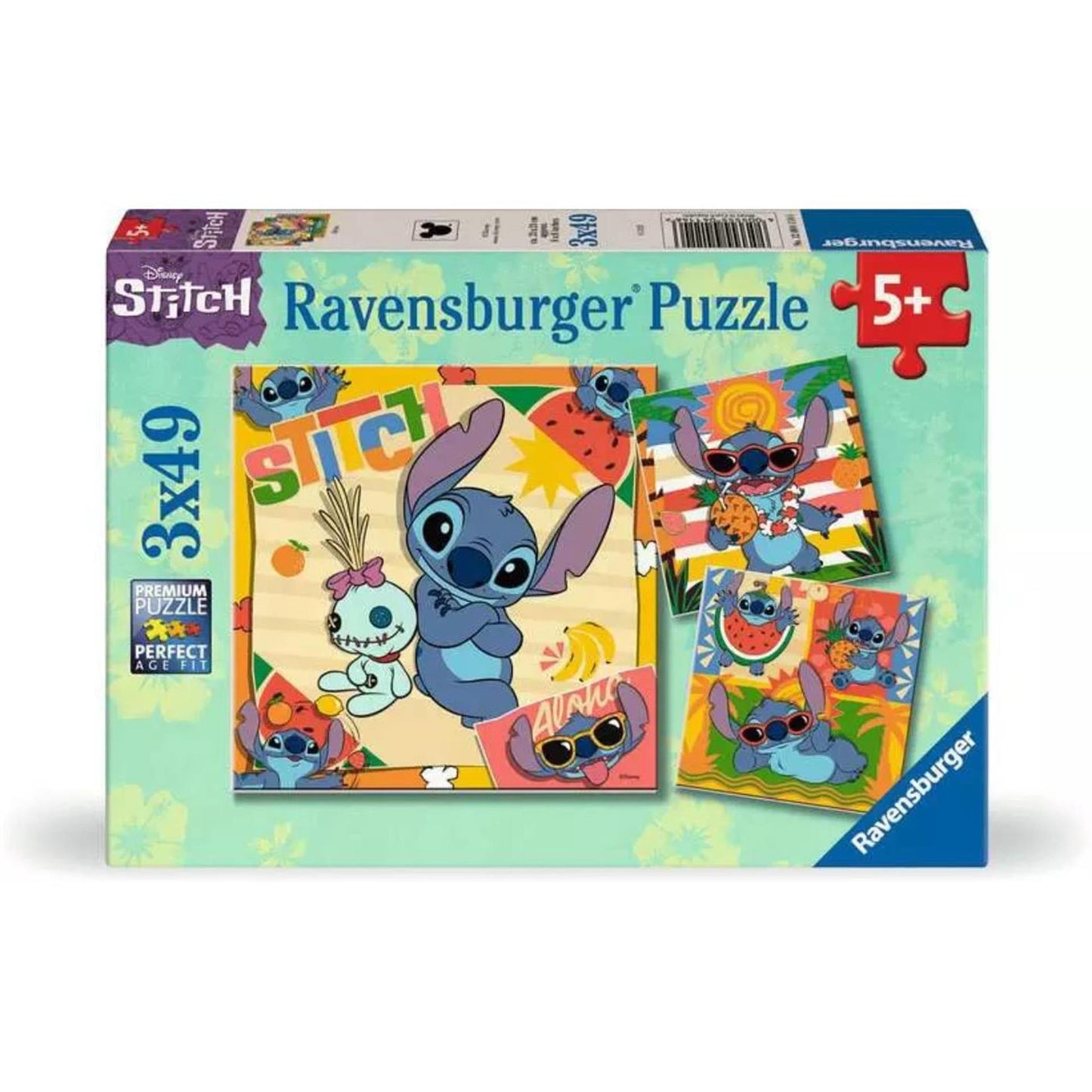 Ravensburger Jigsaw Puzzle Disney Stitch, 3x49st.